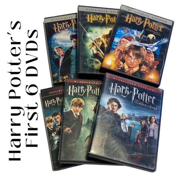 HARRY POTTER COLLECT First 6 DVDs EUC - Picture 1 of 8